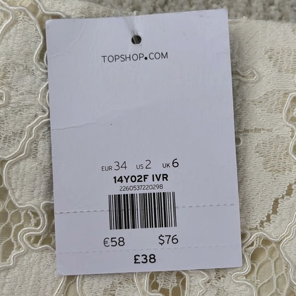 Nwt Topshop Lace Shorts - Picture 8 of 10